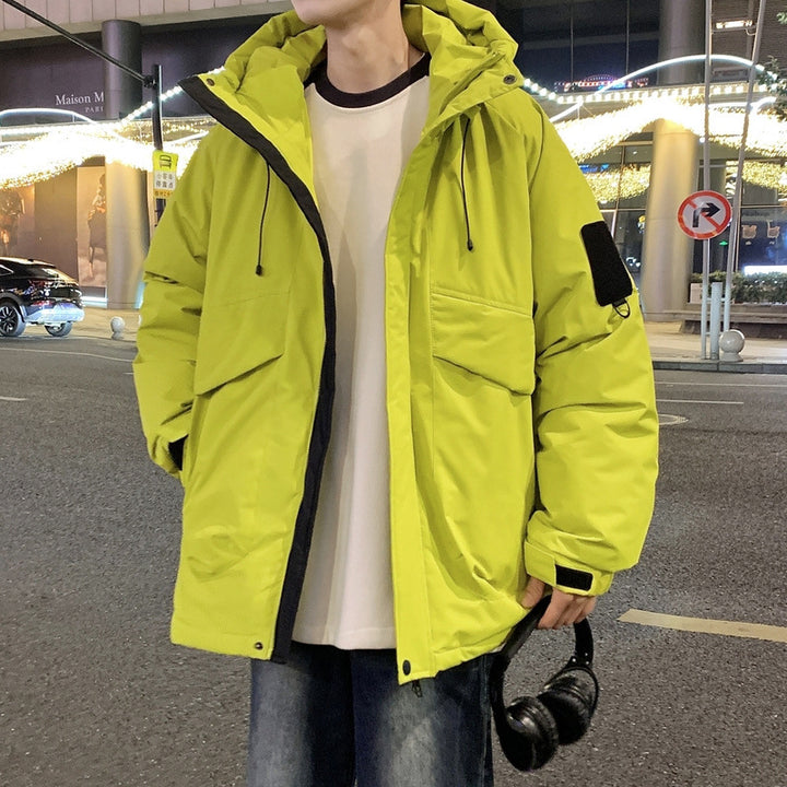 Herren Funktionsjacke mit verstellbarer Kapuze und zwei großen Taschen Echoarchiv