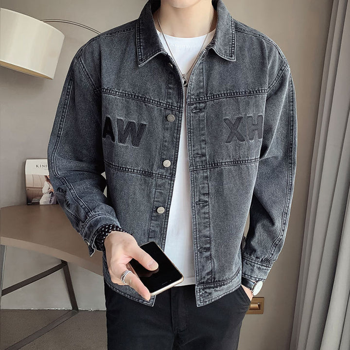 Herren Modische Denimjacke Echoarchiv