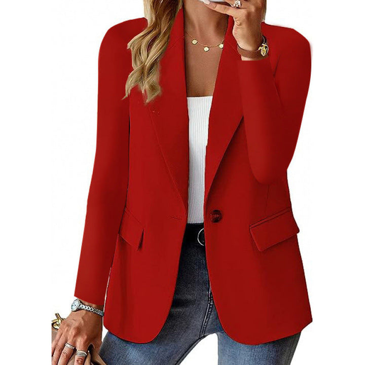 Damen Moderner Tailored Blazer mit elegante Knopfdetails Echoarchiv
