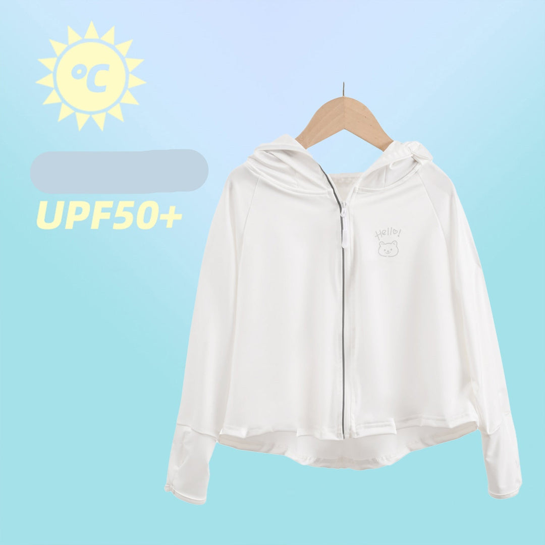 Damen Leichte Sportjacke mit Kapuze und verspieltem Tierdesign Echo Archiv