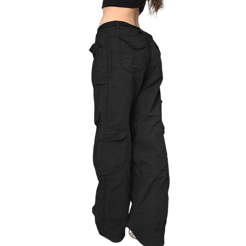 Damen Cargo-Hose mit seitlichen Taschen und verstellbarem Bund Echo Archiv