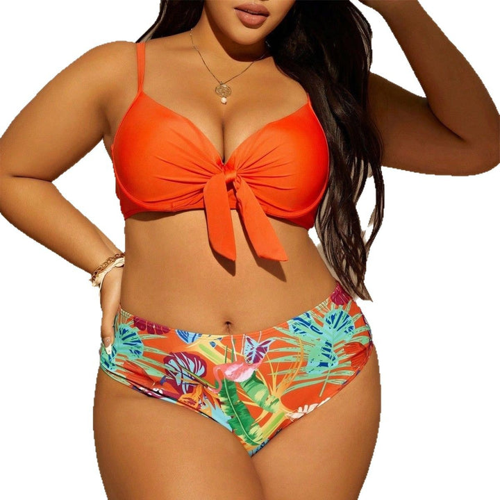 Damen Bikini-Set mit floralem Knotendesign Echo Archiv