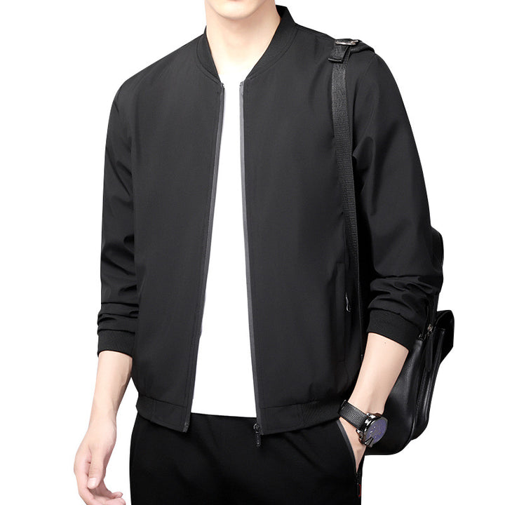 Herren modische Bomberjacke mit sportlichem Design und elastischen Bündchen Echoarchiv