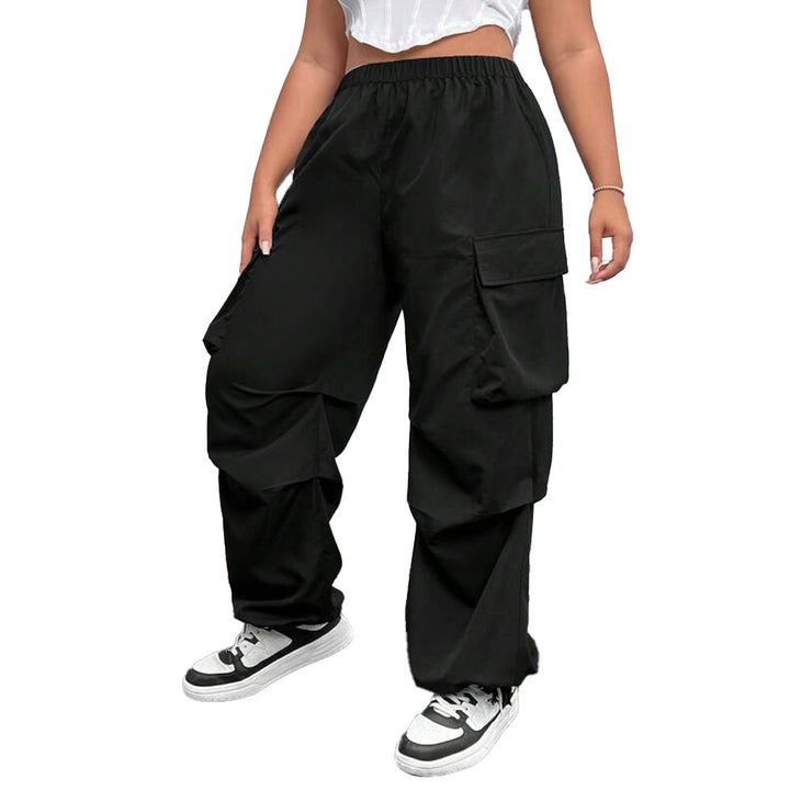 Damen Cargohose mit seitlichen Taschen und elastischem Bund Echo Archiv