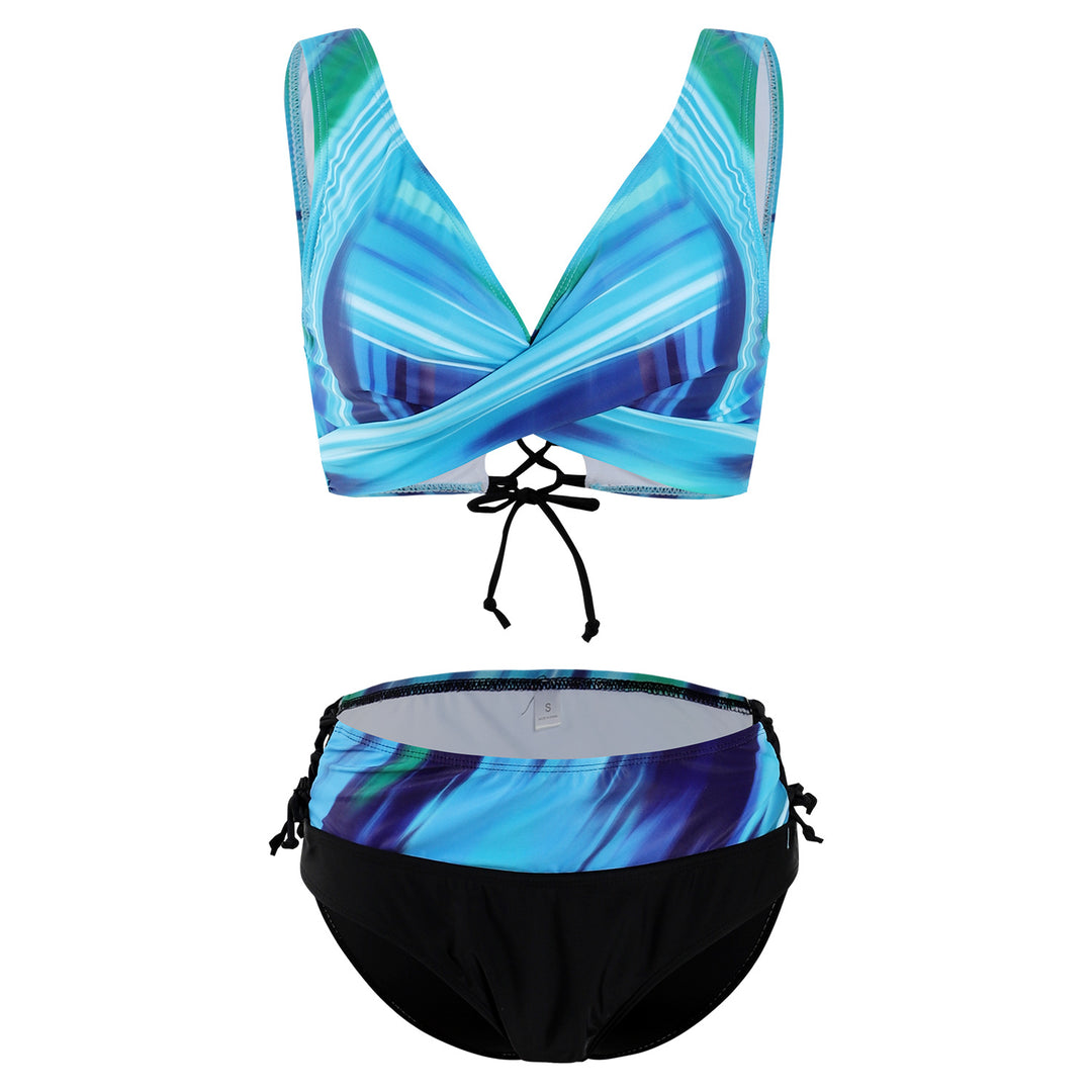 Damen Sportlicher Bikinis mit modischem Wickeldesign Echo Archiv