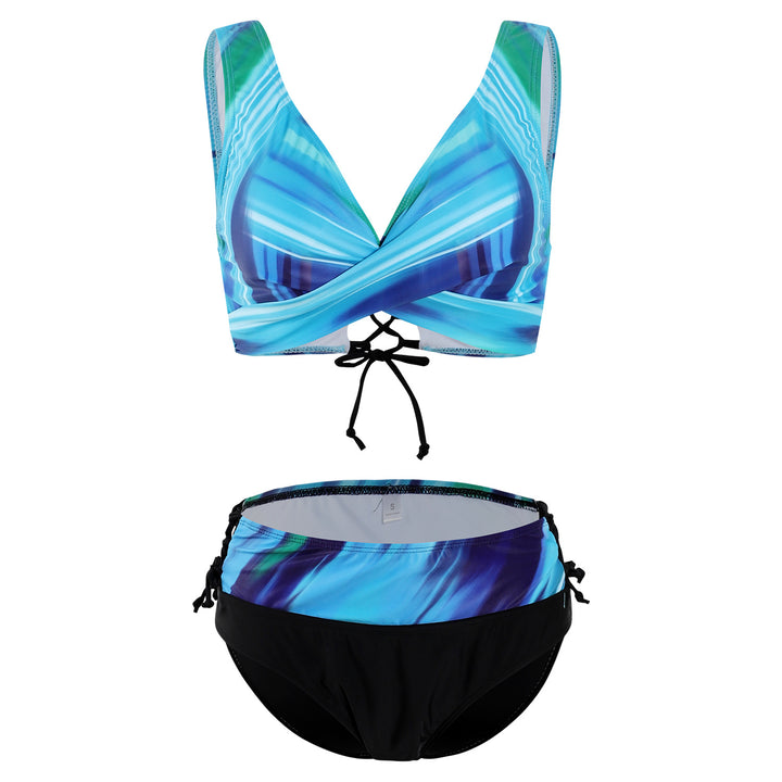 Damen Sportlicher Bikinis mit modischem Wickeldesign Echo Archiv