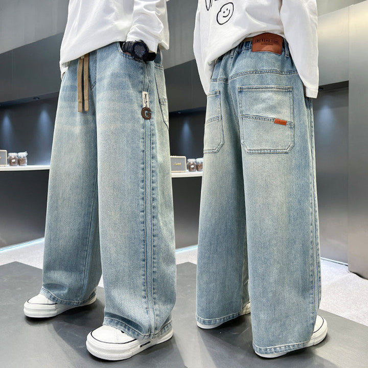 Herren weite Denim-Hose Echo Archiv