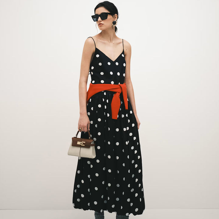 Damen Maxi-Kleid mit Punkten Echo Archiv