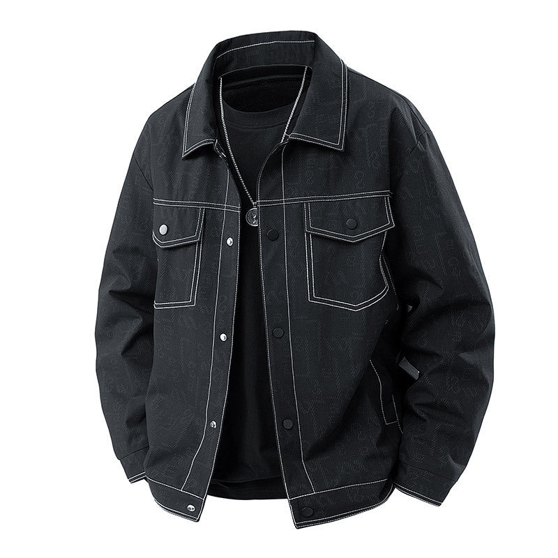 Herren Modische Denim Jacke Echo Archiv