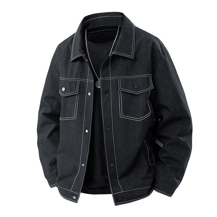 Herren Modische Denim Jacke Echo Archiv