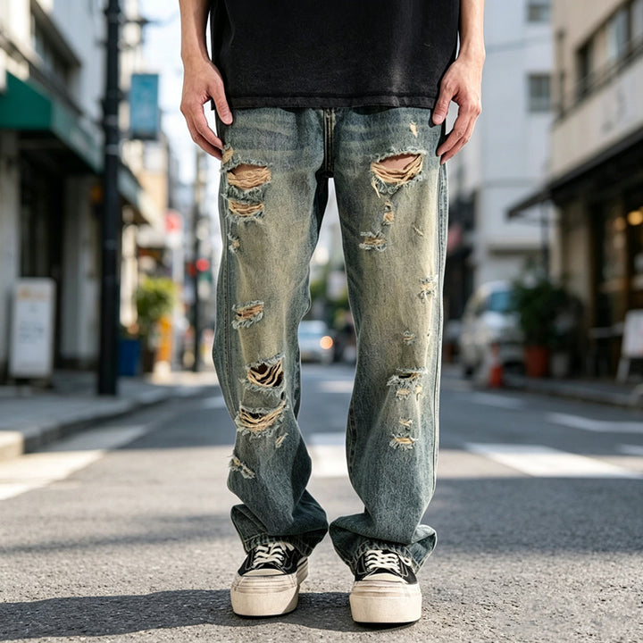 Herren Destroyed Jeans Echoarchiv