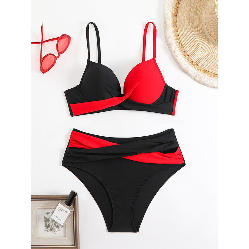 Damen Bikiniset mit verstellbaren Trägern und elegantem Wickeldetail Echo Archiv