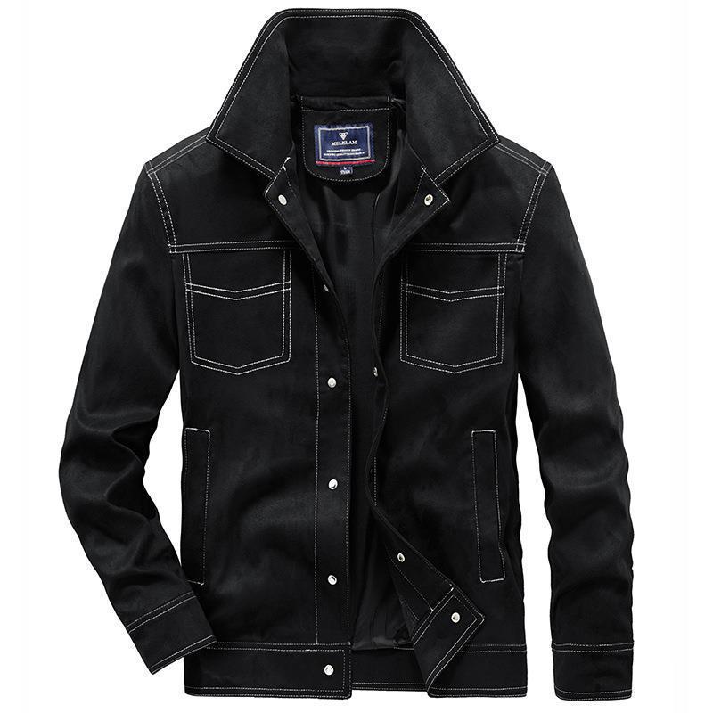 Herren Modische Wildlederjacke Echo Archiv
