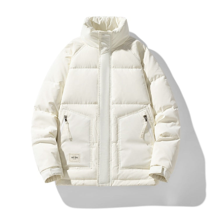 Herren isolierte Pufferjacke mit höherem Kragen Echoarchiv