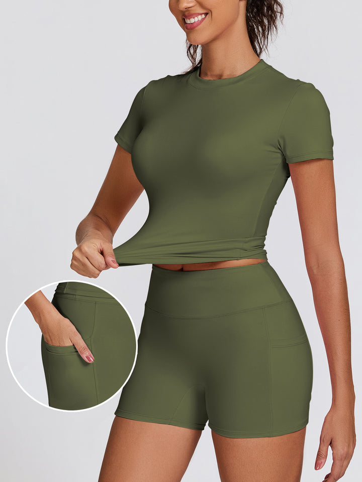 Damen Funktionsshirt mit körperbetonter Passform Echo Archiv