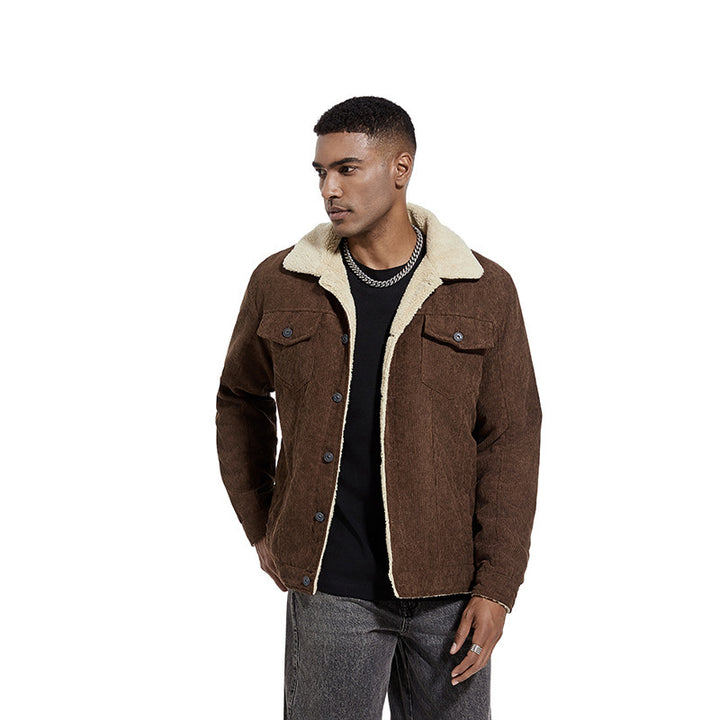 Herren Kordjacke mit weichem Teddyfutter Echoarchiv