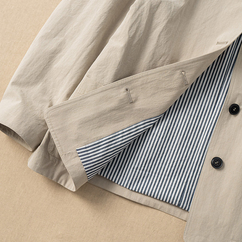 Damen Modische Übergangsjacke mit einzigartiger Knopfleiste Echoarchiv