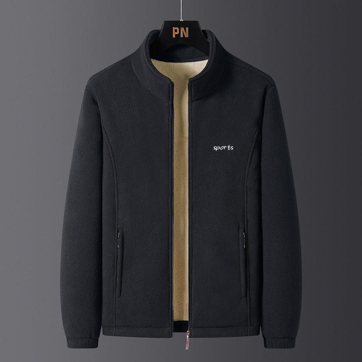 Herren Fleecejacke mit kuscheligem Innenfutter Echoarchiv