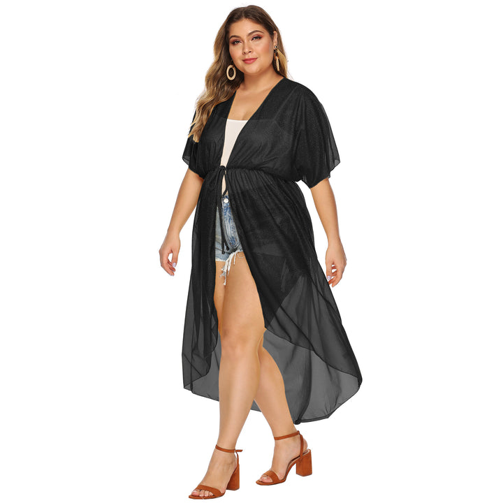 Damen eleganter transparenter Strandkimono Echo Archiv