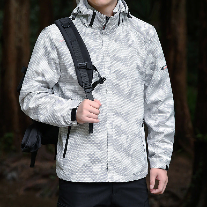 Herren wetterfeste Outdoor-Jacke Echo Archiv