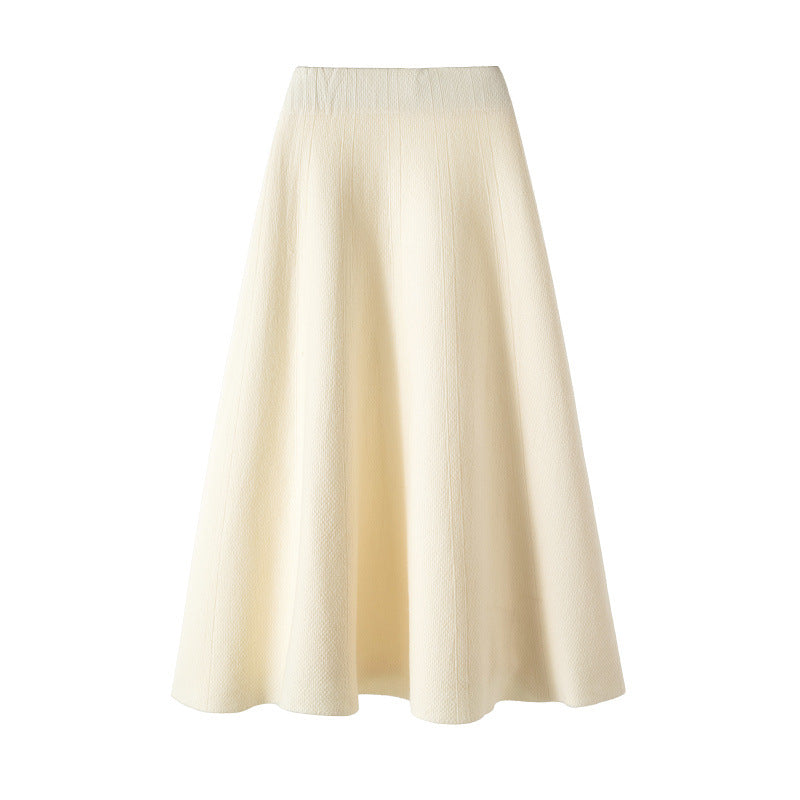 Damen Eleganter, schwingender Midi-Rock Echo Archiv