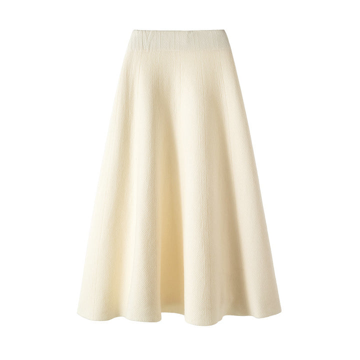 Damen Eleganter, schwingender Midi-Rock Echo Archiv