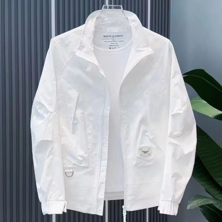 Unisex leichte Freizeitjacke mit funktionalen Taschen und sportlichem Schnitt Echoarchiv