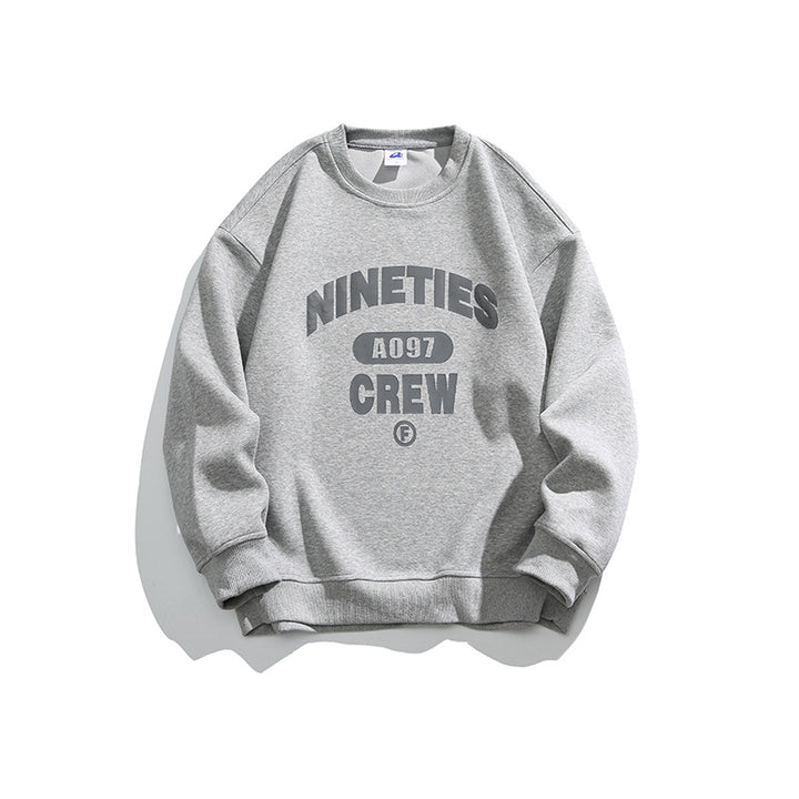 Unisex Oversize-Sweatshirt mit Rundhalsausschnitt und markantem College-Print Echo Archiv