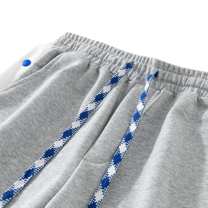 Herren Jogginghose mit Druckknopf-Seitenstreifen, elastischem Bund & Kordelzug Echo Archiv