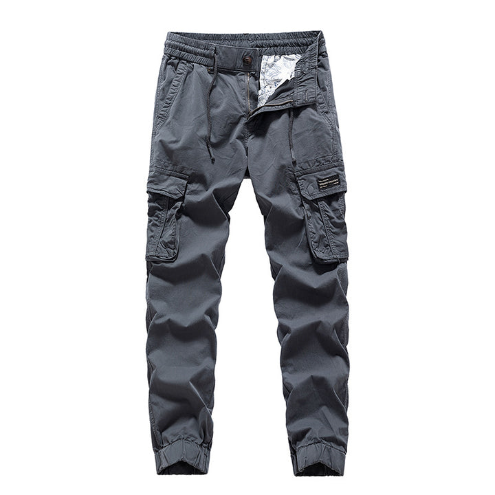 Herren Cargo-Jogginghose im Utility‑Stil mit Elastikbund, Tunnelzug und Mehrfach‑Cargotaschen Echo Archiv