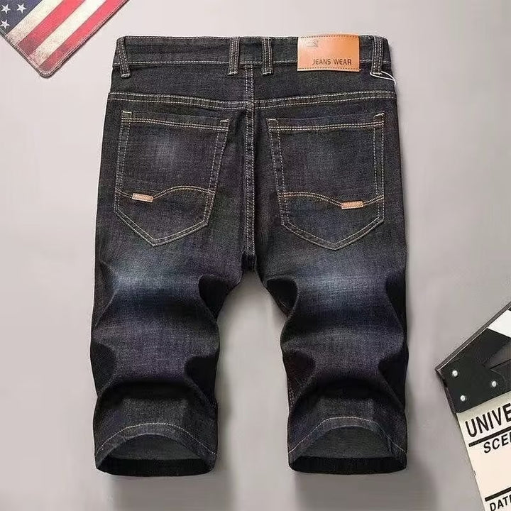 Herren lässige Denim-Shorts im modernen Schnitt mit praktischen Taschen Echoarchiv