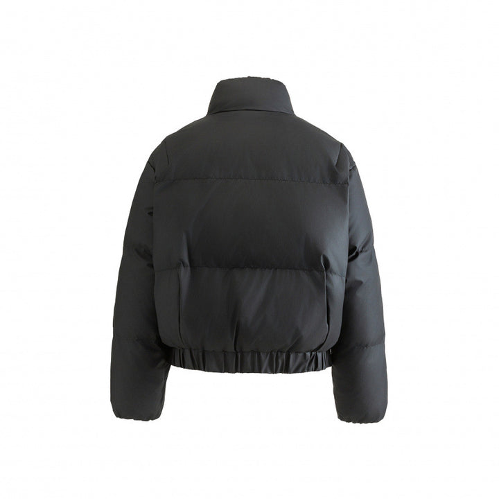 Damen Gekürzte Puff‑Steppjacke mit hohem Stehkragen, elastischem Bund und verdeckter Reißverschlussleiste Echo Archiv