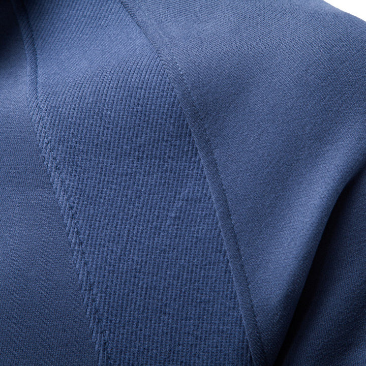 Herren Troyer-Fleecepullover mit Stehkragen und halbem Reißverschluss Echoarchiv