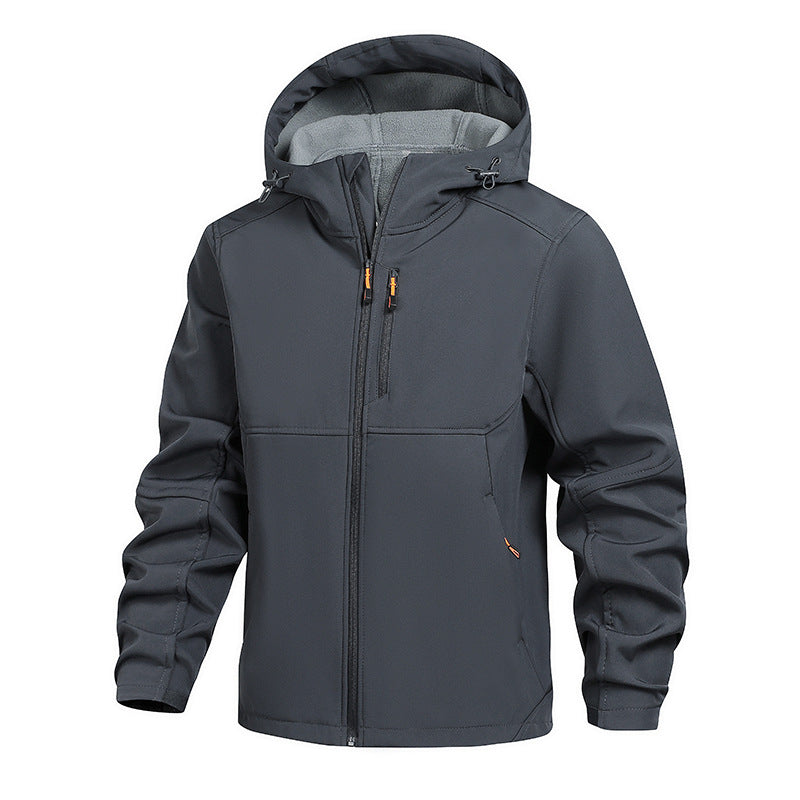 Herren Praktische und Stylische Übergangsjacke mit Kapuze Echo Archiv