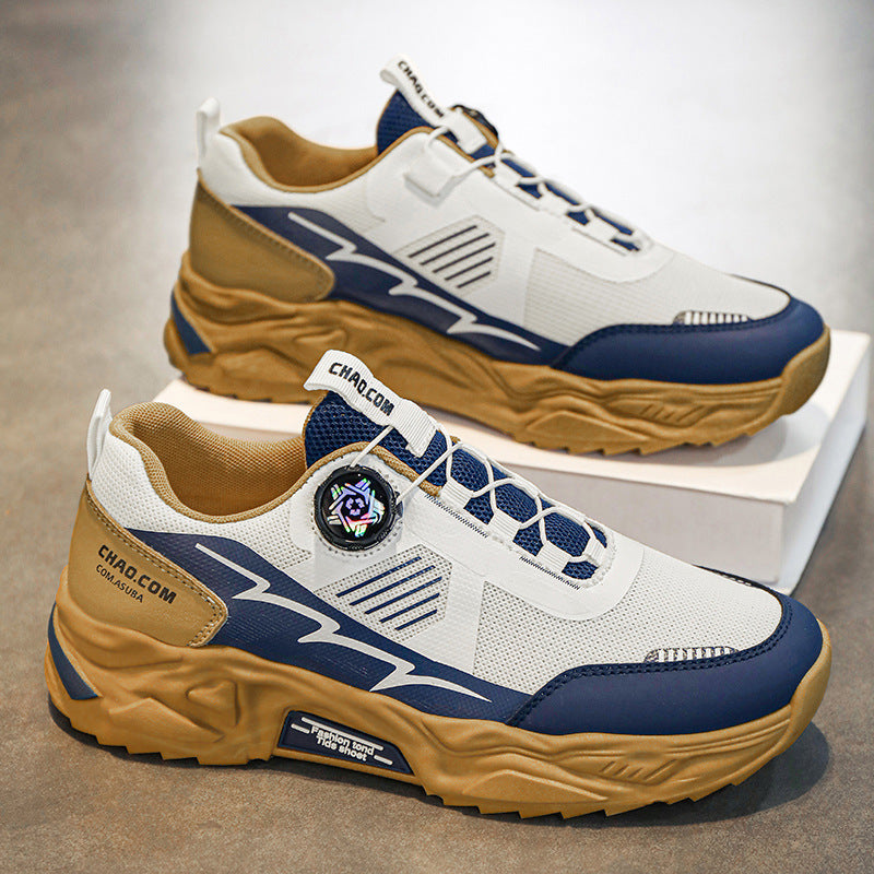 Herren robuste Outdoor-Chunky-Sneaker mit Drehverschluss, atmungsaktivem Strickoberteil und profiliertem Dämpfungssystem – Norré