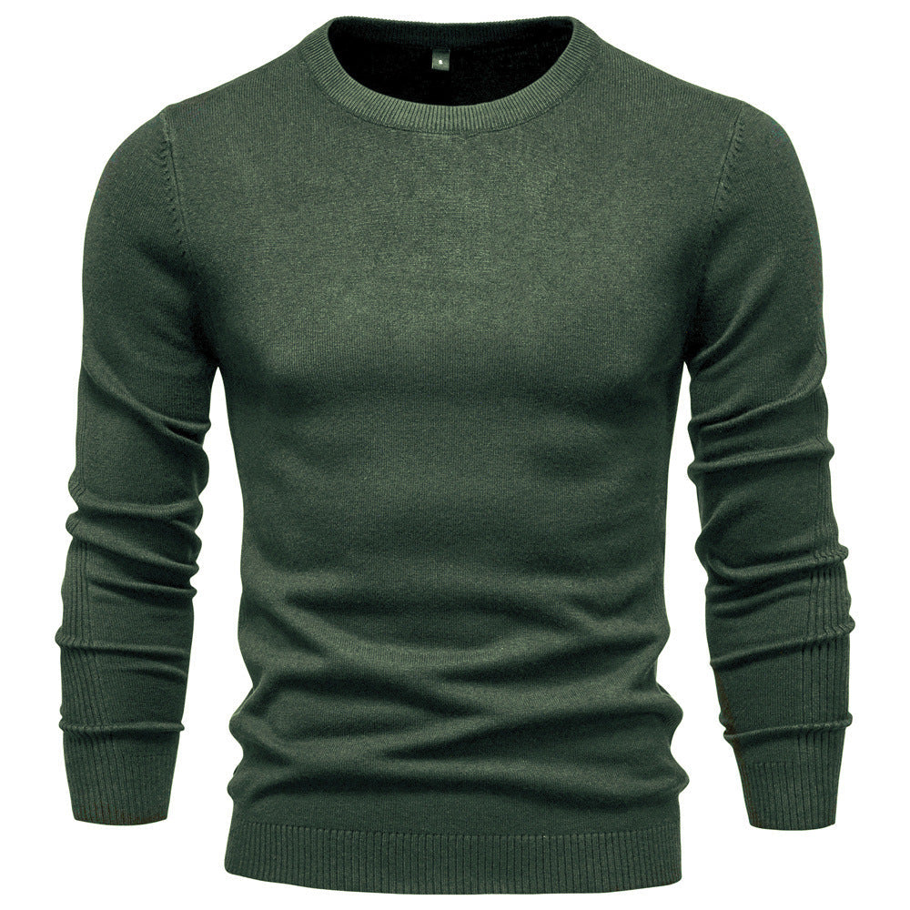 Herren Rundhals Pullover aus hochwertiger Baumwolle – Norvane