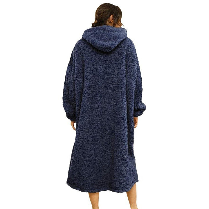 Herren kuscheliger Hoody-Robenmantel Echoarchiv