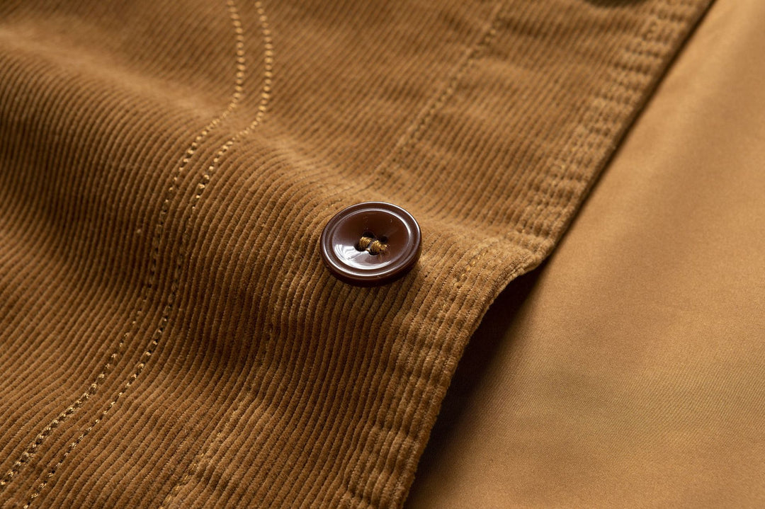 Herren Kordjacke im Worker-Stil mit gesteppter Innenfütterung Echoarchiv
