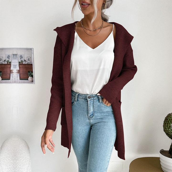 Damen Lässiger Strickmantel Echo Archiv
