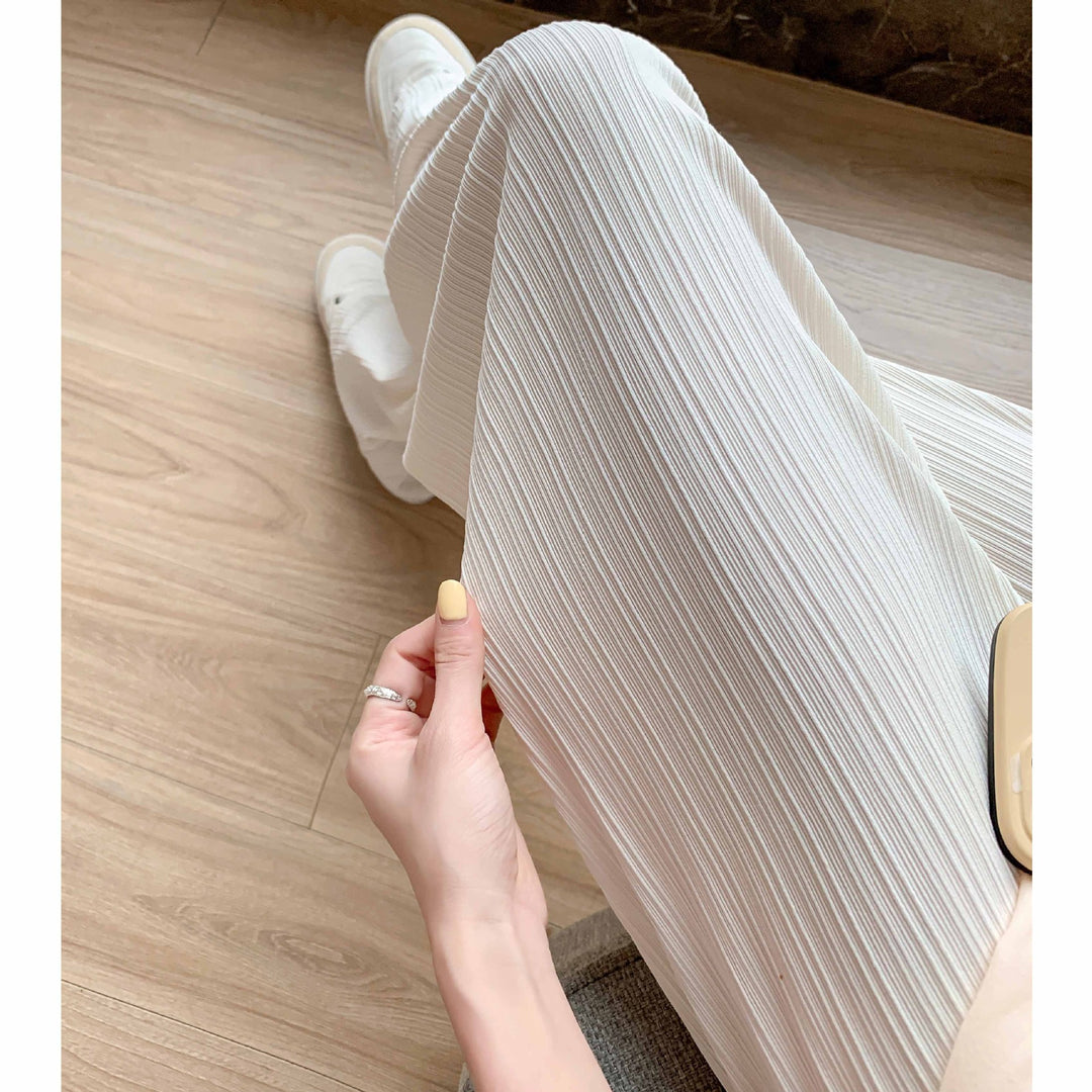 Damen Plissierte Weite Hosen Echo Archiv