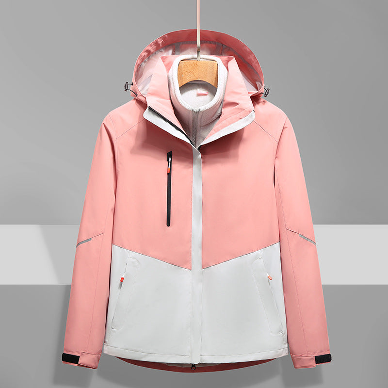 Herren Softshell-Outdoorjacke mit Kapuze, wind- und wasserdicht Echo Archiv