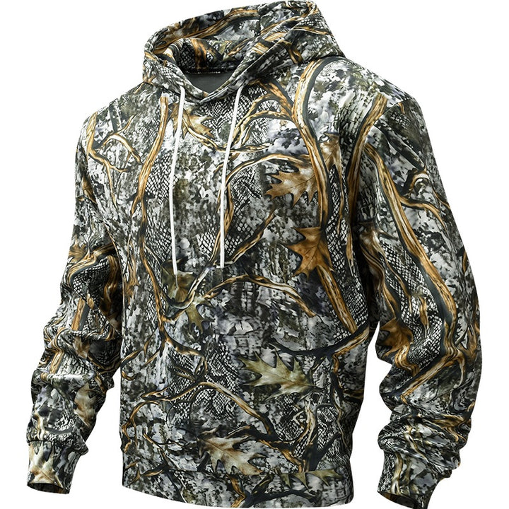 Herren Gemusterter Kapuzenpullover Echo Archiv