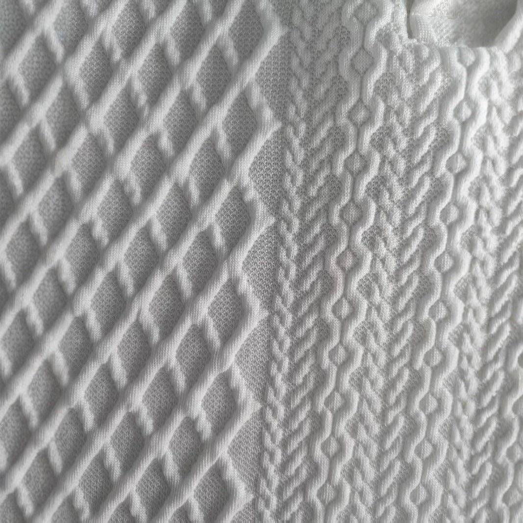Herren Langarm-Polohemd mit strukturiertem Design und eleganter Knopfleiste Echoarchiv