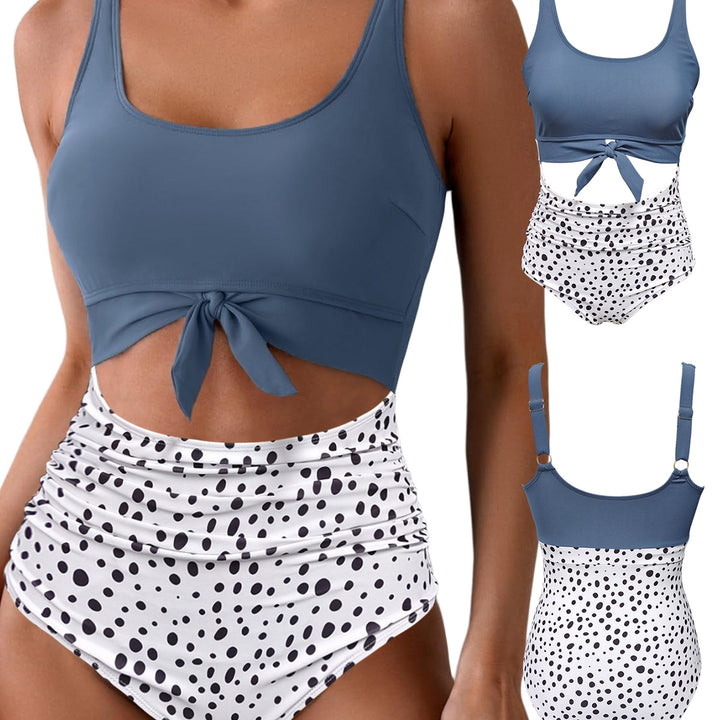 Damen Bikiniset mit Hoher Taille und Raffungen Echo Archiv