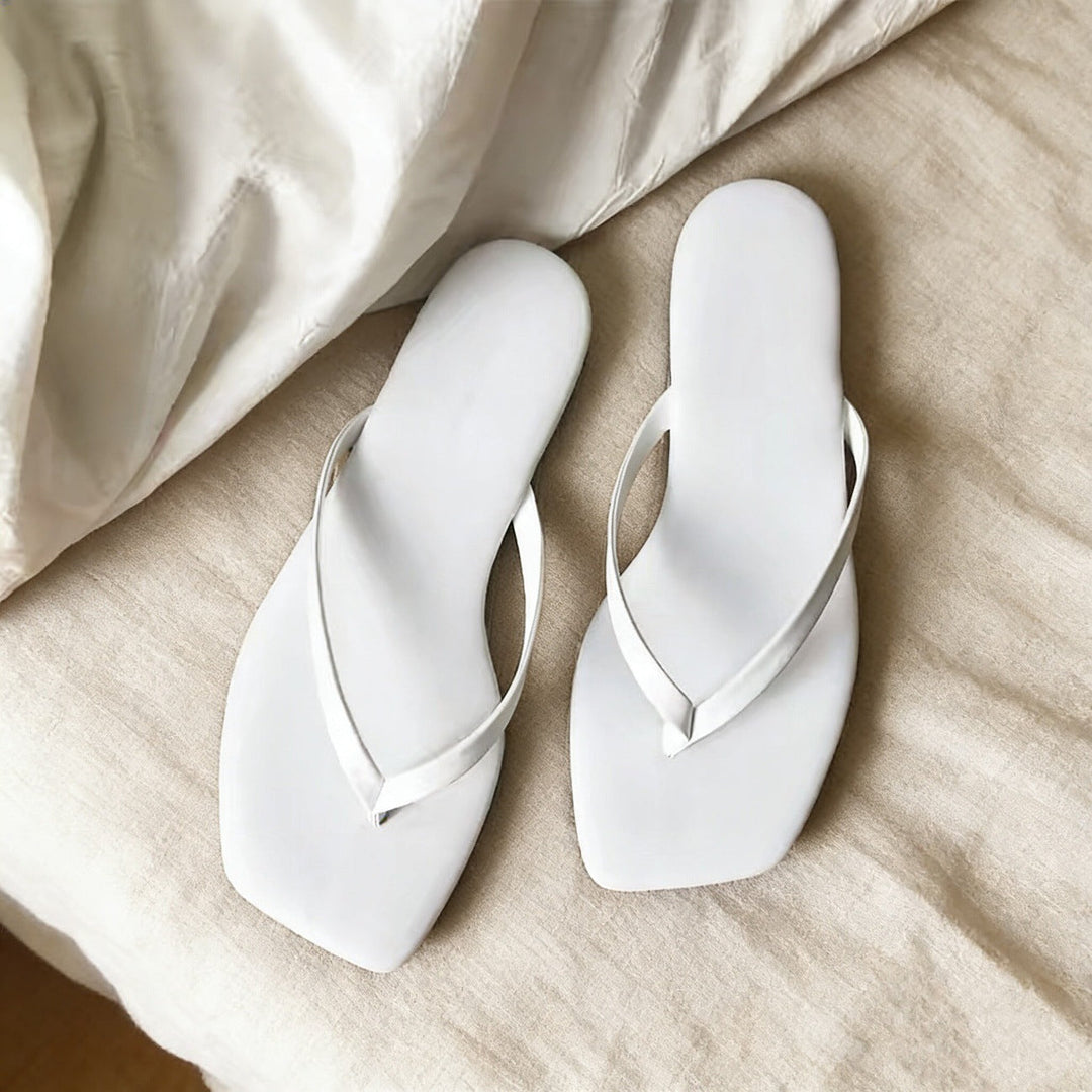 Damen Zehentrenner-Sandalen mit ergonomischem Fußbett und rutschfester Sohle Echoarchiv 1777487412