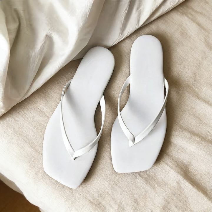 Damen Zehentrenner-Sandalen mit ergonomischem Fußbett und rutschfester Sohle Echoarchiv 1777487412