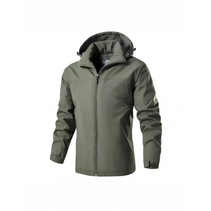 Herren leichte Outdoorjacke mit Kapuze Echo Archiv