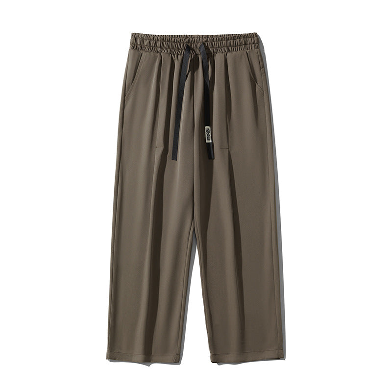 Herren luftige Freizeithose mit verstellbarem Bund und seitlichen Taschen Echoarchiv