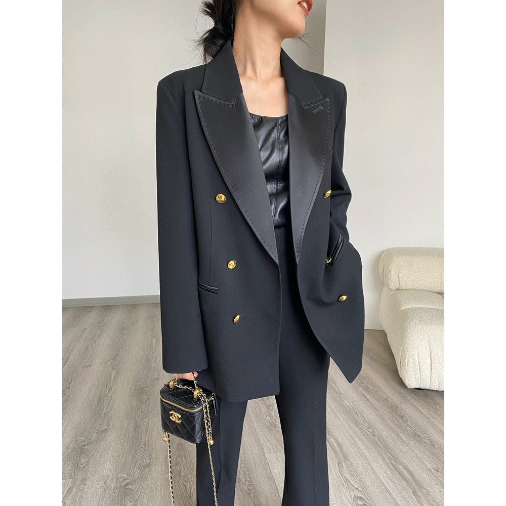 Damen Eleganter Doppeltreiher Blazer Echoarchiv