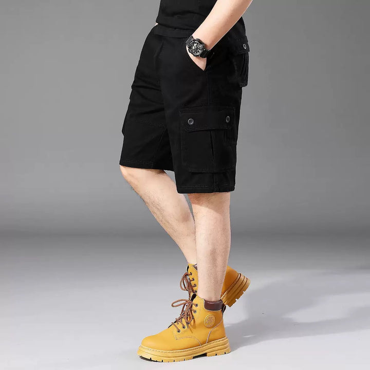 Herren Cargo-Shorts mit einer Vielzahl von praktischen Taschen und verstellbarem Bund Echoarchiv
